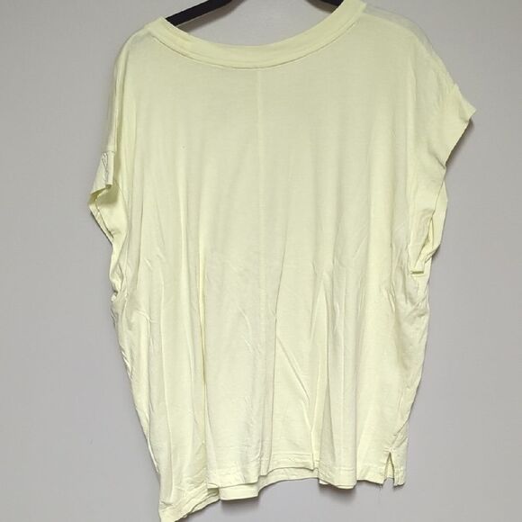 A New Day Yellow Oversized Relaxed T-Shirt - Picture 3 of 5